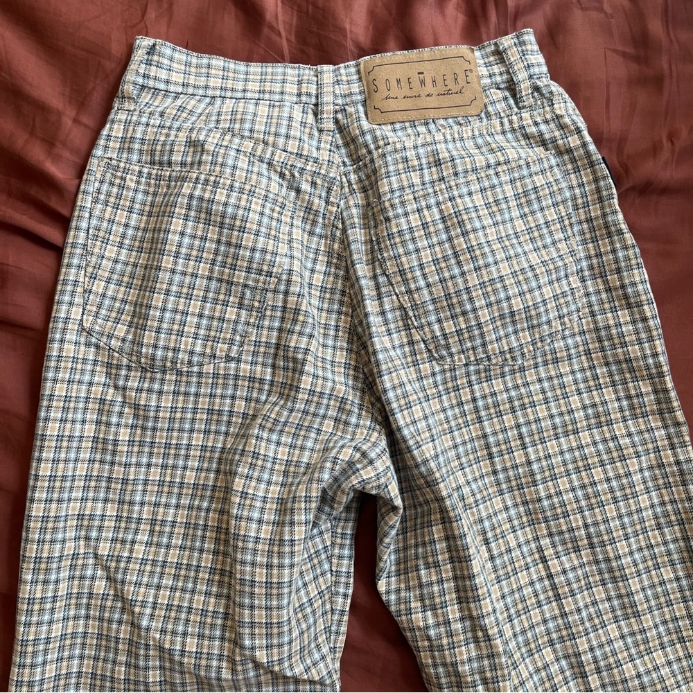 Somewhere Plaid Vintage Jeans
